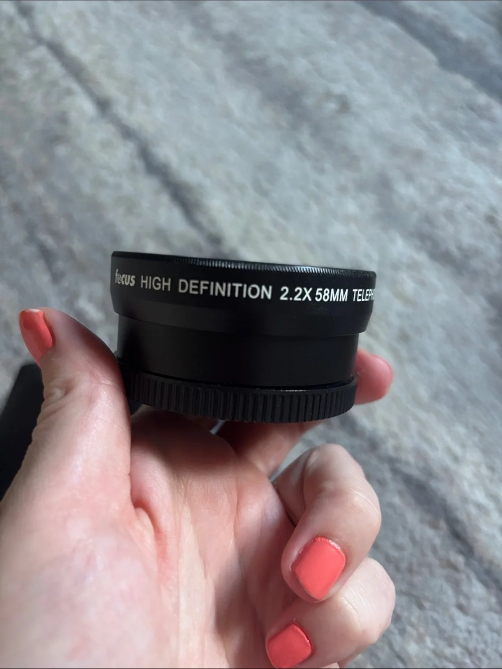 Focus Hi Definition 2.2x58mm Telephoto Lens + Case